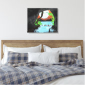 Regenwoudgrot Canvas Afdruk (Insitu (Slaapkamer))