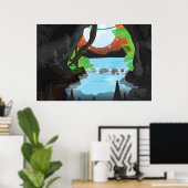Regenwoudgrot Poster (Thuiskantoor)