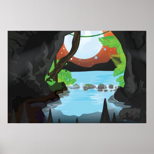 Regenwoudgrot Poster (Voorkant)