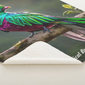 "Regenwoudjuweel" Sherpa Deken (3/4)