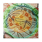 regenwoudlibellen tegeltje (Voorkant)