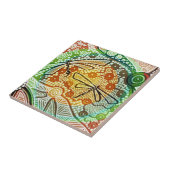 regenwoudlibellen tegeltje (Zijkant)