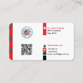 Regering aanpassen visitekaartje (Voorkant)