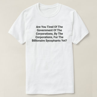 Regering der corporaties, door de................ t-shirt