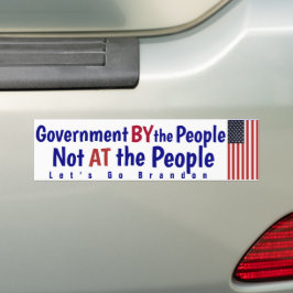 Regering Door Het Volk NIET bij het volk Bumper  Bumpersticker