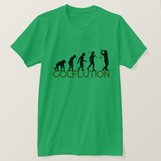  REGERING, Funny Golf Evolution T-shirt (Design voorkant)