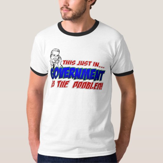 Regering is het probleem Apparel T-shirt (Voorkant)