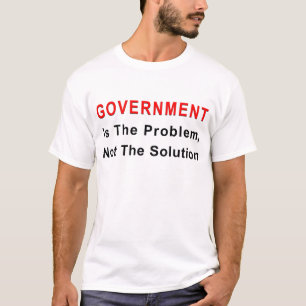 Regering is het probleem t-shirt
