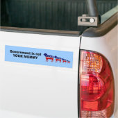 Regering is niet je mama bumpersticker (Op Truck)
