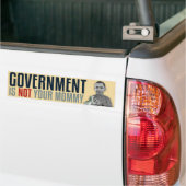 Regering is niet je moeder bumpersticker (Op Truck)