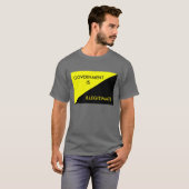 Regering is onwettig t-shirt (Voorkant volledig)