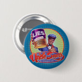 Regering Les. Knoop Ronde Button 5,7 Cm (Voorkant /achterkant)