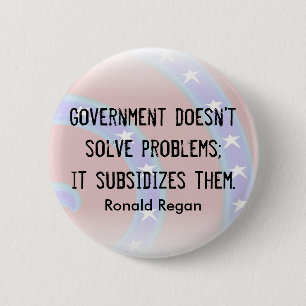 Regering lost problemen niet op ronde button 5,7 cm