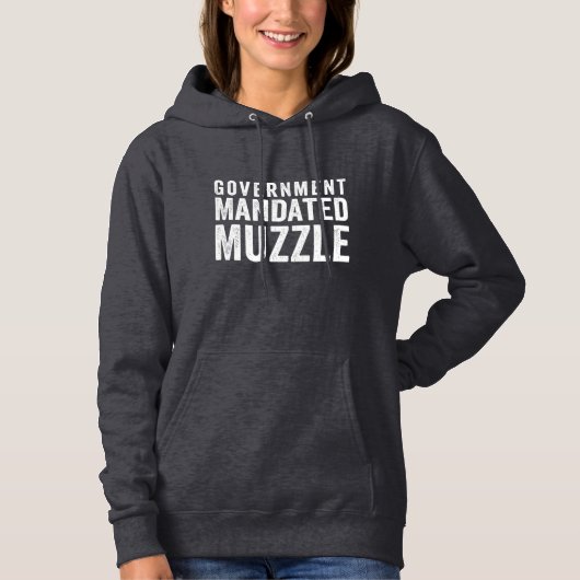 Regering Mandated Muzzle Hoodie (Voorkant)
