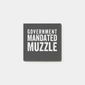Regering Mandated Muzzle Post-it® Notes (Voorkant)