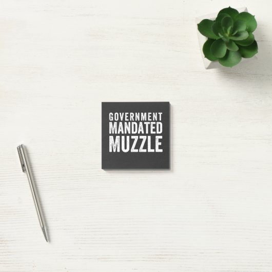 Regering Mandated Muzzle Post-it® Notes (Kantoor)