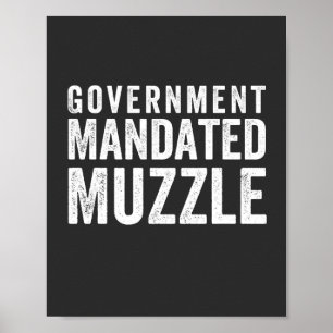 Regering Mandated Muzzle Poster