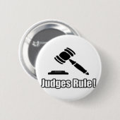 Regering rechters! ronde button 5,7 cm (Voorkant /achterkant)