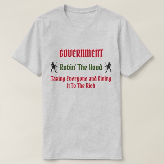 Regering Robin'The Hood T-shirt (Design voorkant)