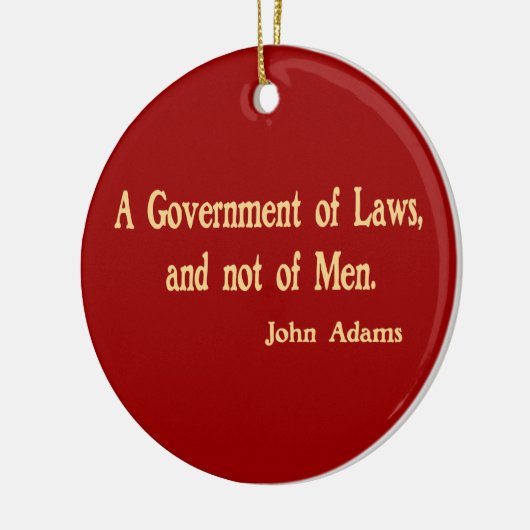 Regering van Wetten Keramisch Ornament (Links)