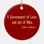 Regering van Wetten Keramisch Ornament (Achterkant)