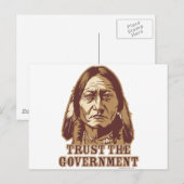 Regering vertrouwen briefkaart (Voorkant / Achterkant)