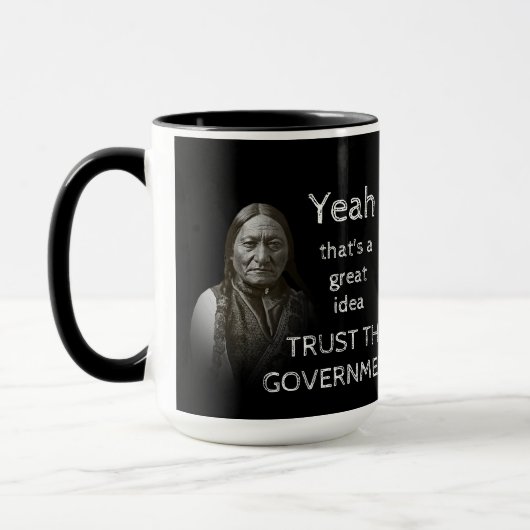 Regering vertrouwen mok (Links)