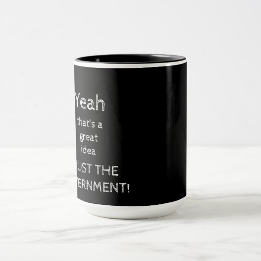 Regering vertrouwen mok (Midden)