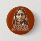 Regering vertrouwen ronde button 5,7 cm (Voorkant)