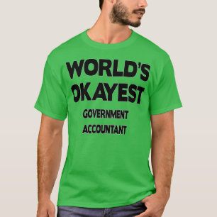 Regeringsaccountant kerstcadeautjes op jaardag t-shirt