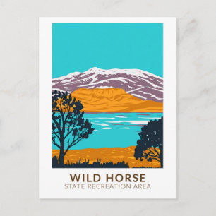 Regeringsgebied Nevada  in de provincie Wild Horse Briefkaart