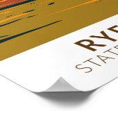 Regeringsgebied Nevada  van Rye Patch Poster (Hoek)