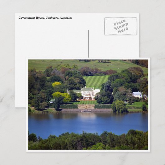regeringsgebouw canberra briefkaart (Voorkant / Achterkant)