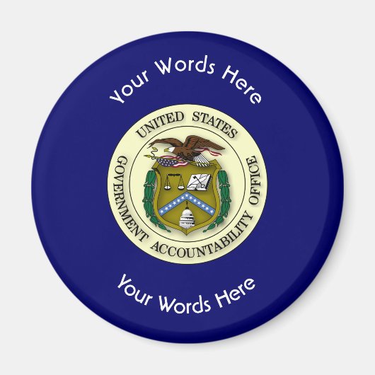 Regeringsverantwoordingsplicht Kantoor GAO Magneet (Voorkant)