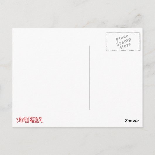 Regeringswaarschuwing Briefkaart (Achterkant)