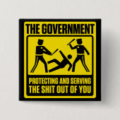 Regeringswaarschuwing Button (Voorkant)