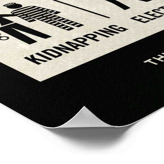 Regeringswaarschuwing Poster (Hoek)