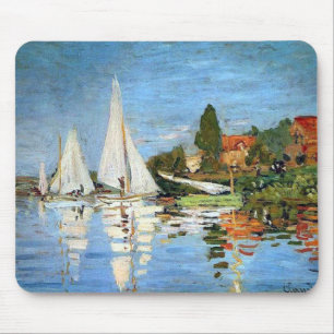 Regetta Boats Fine Art van Monet Mousepad Muismat
