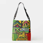 Reggaalsteppers Rasta Bag Cross Over Body Design Crossbody Tas (Achterkant)