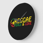 Reggaart met positieve woorden Vrede en Liefde Grote Klok (Hoek)