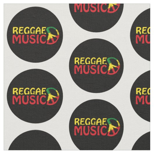 reggadeontwerp met vredessymbool stof (Close Up)