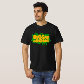 Reggae Aroma Splash Typography Reggae T-shirt (Voorkant volledig)