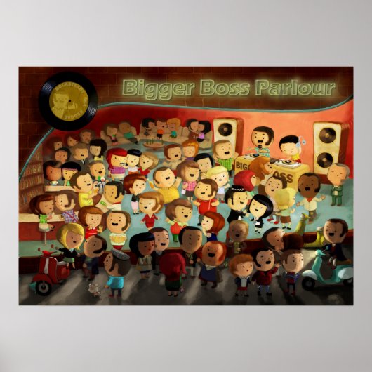 Reggae Bigger Boss Poster (Voorkant)