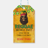 Reggae Birthday Party Bedankt Cadeaulabel (Voorkant)