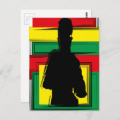 Reggae bobo art briefkaart (Voorkant / Achterkant)