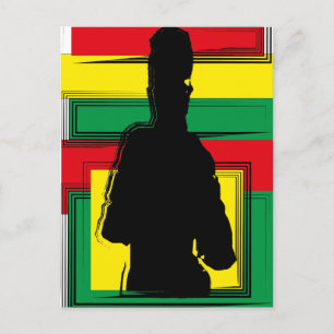 Reggae bobo art briefkaart