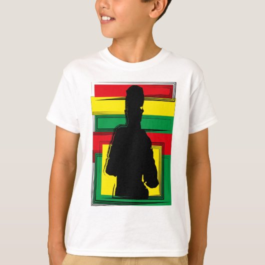 Reggae Bobo art T-shirt (Voorkant)