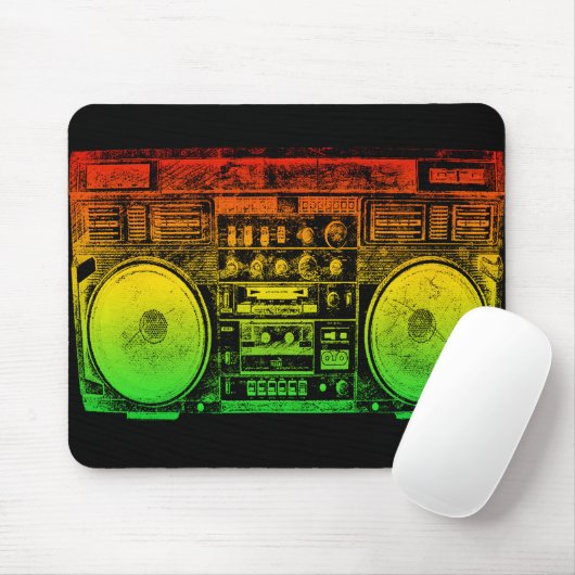 Reggae Boombox Muismat (Met muis)