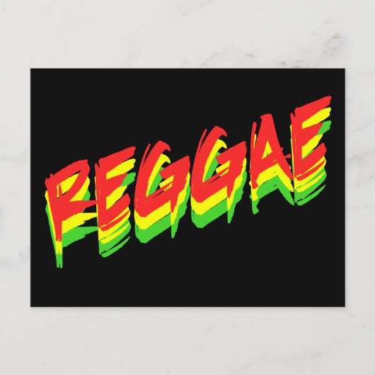 Reggae Briefkaart (Voorkant)