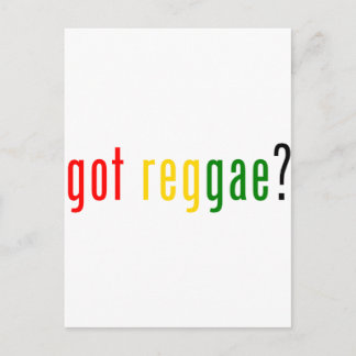 Reggae? Briefkaart
